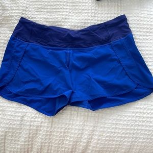 Lululemon blue shorts size 8